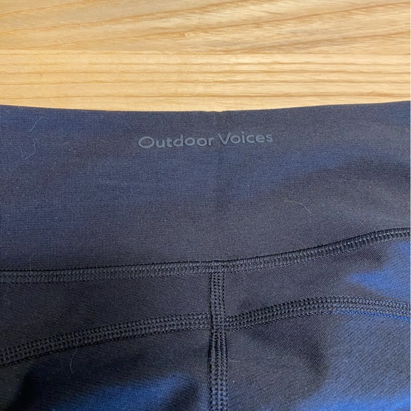 NWOT OUTDOOR VOICES BIKER SHORTS - black - size SMALL - Picture 4 of 5